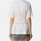 Boxy T-shirt w/Corset Detail