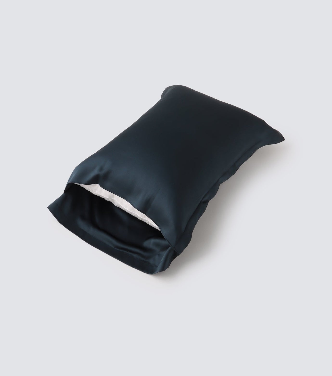 Silk Pillow Case Elegant Navy