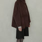 Double Face Scarf Wool Coat