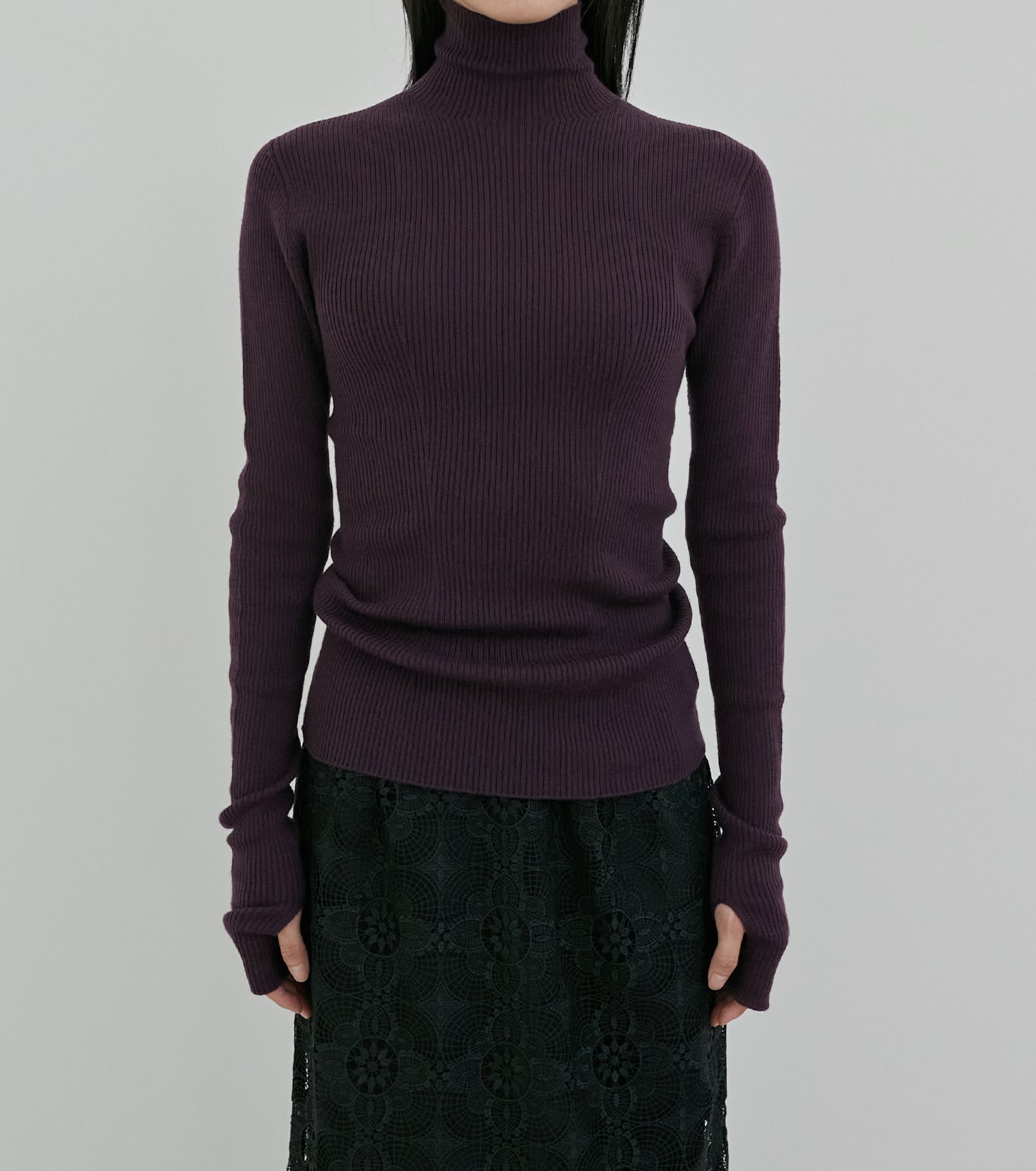 Wholegarment Turtle Knit