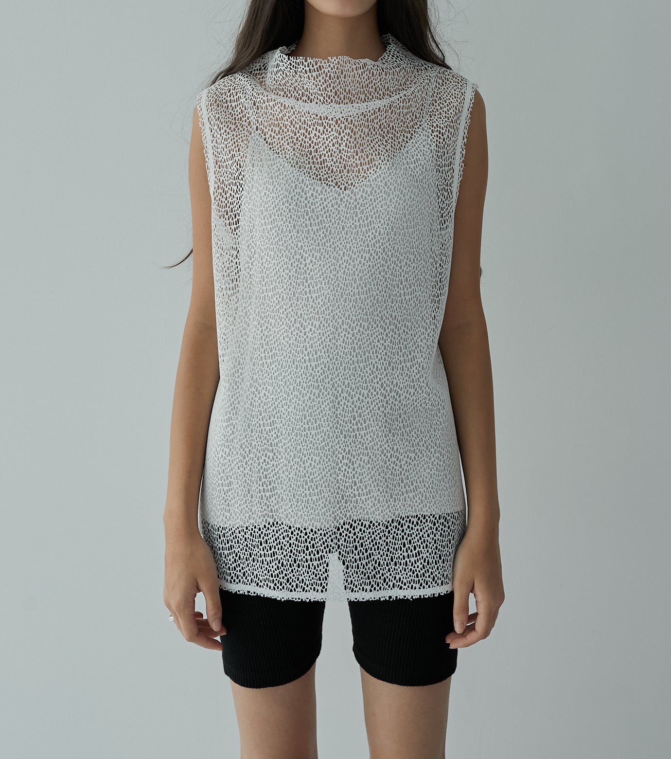 Mesh Lace Tank TOPS