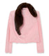 Faux Fur Tippet Cardigan