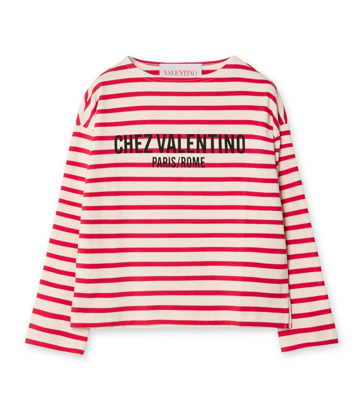 Chez Valentino Striped LS Compact T