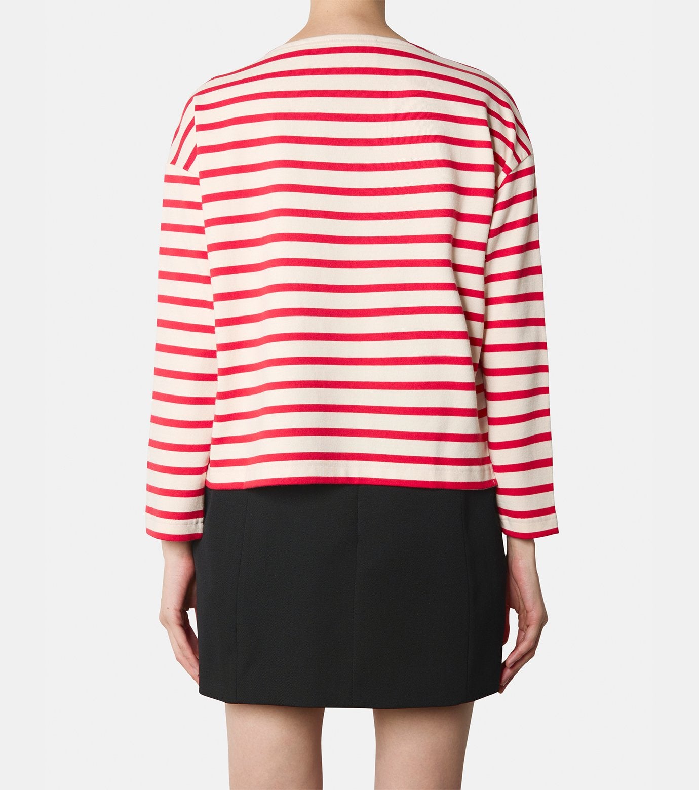 Chez Valentino Striped LS Compact T