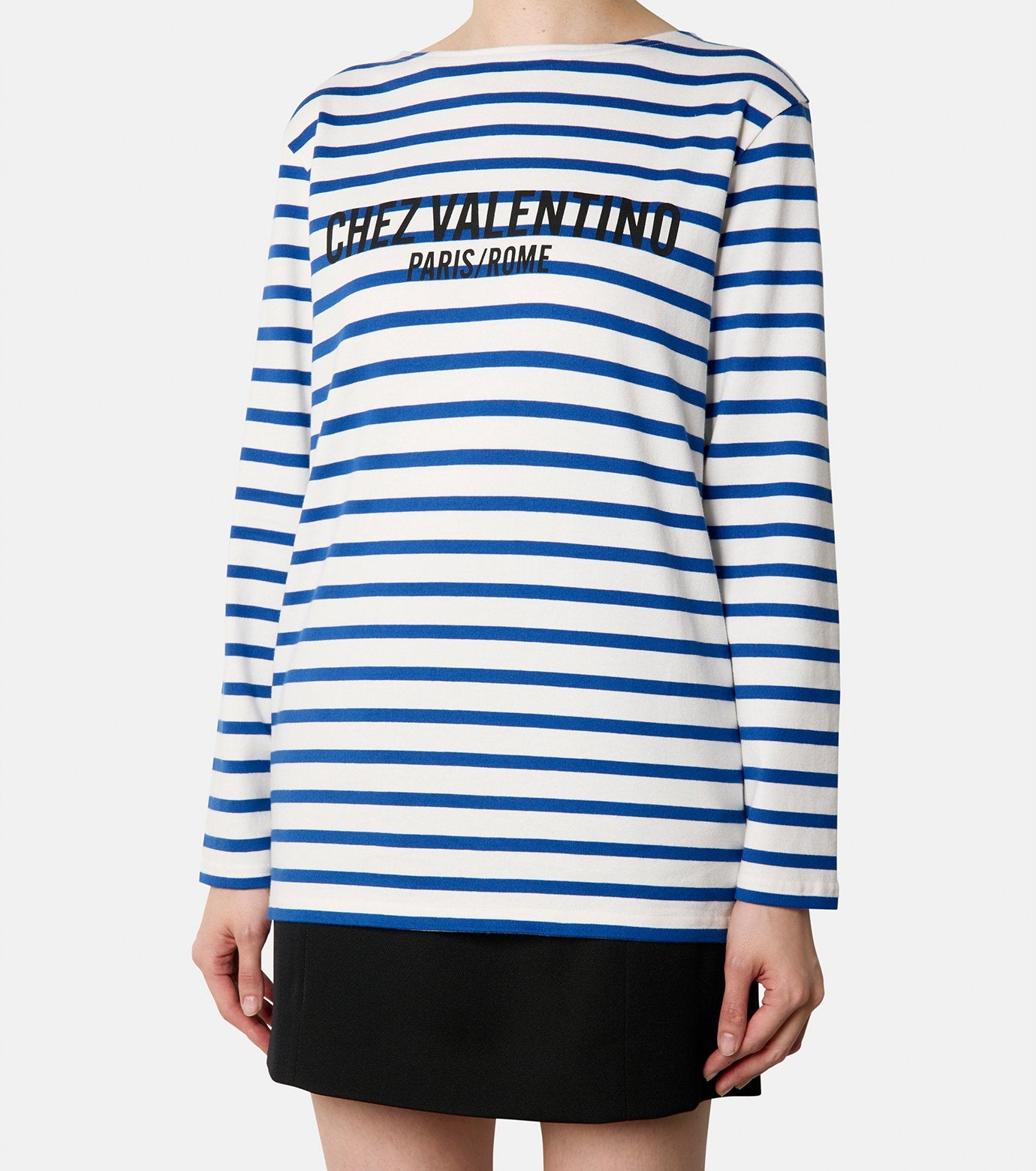 Chez Valentino Striped LS T