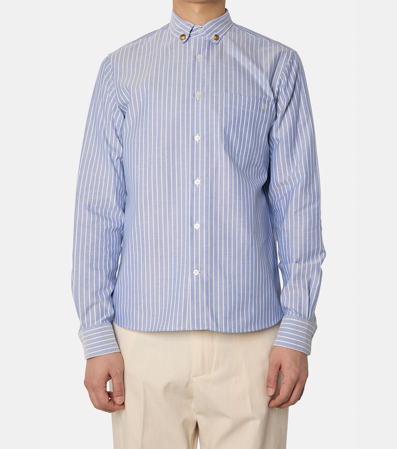 VLOGO SIGNATURE STRIPED OXFORD SHIRT