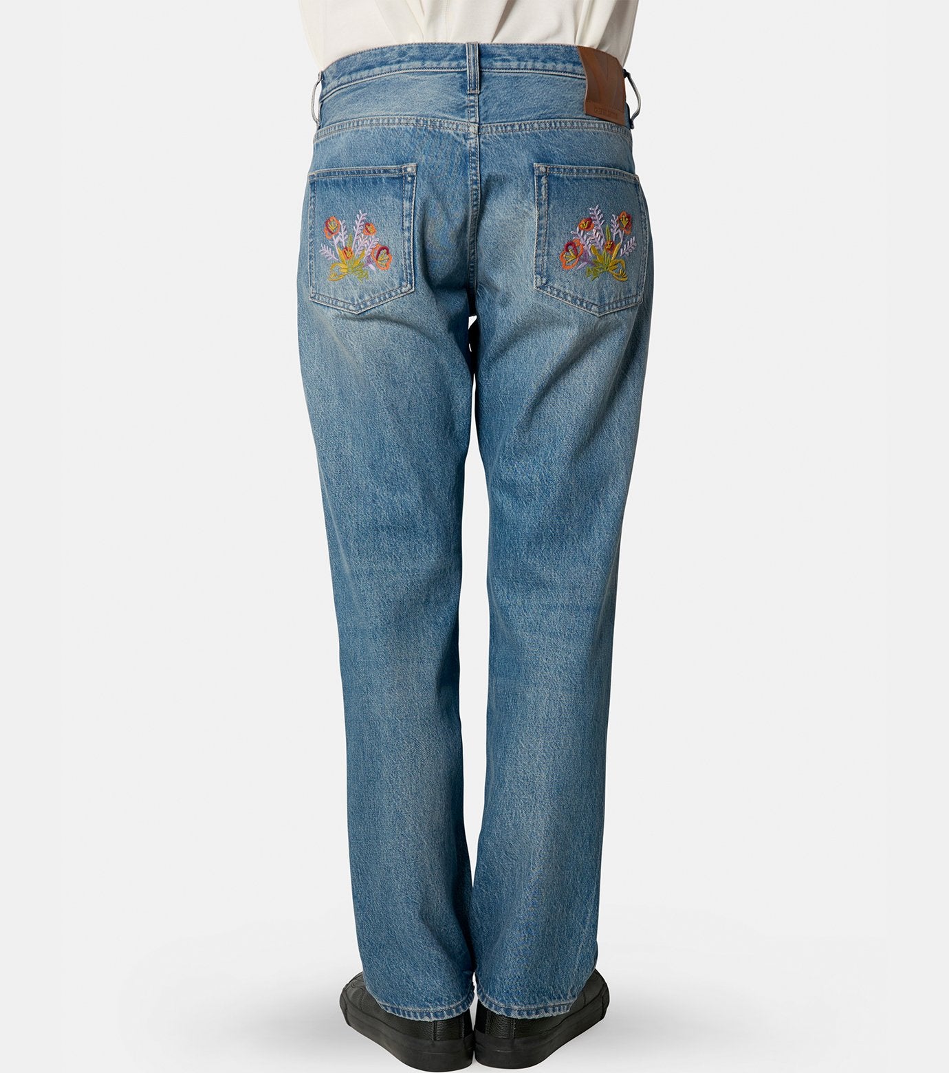 EMBROIDERY DENIM PANTS