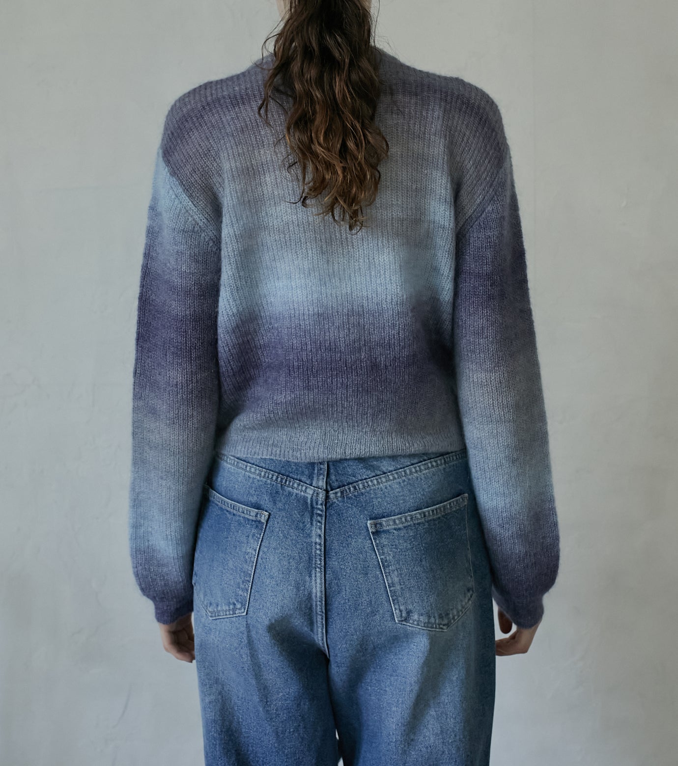 Gradation Mohair Cardigan