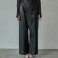 Asymmetry Leather Pants