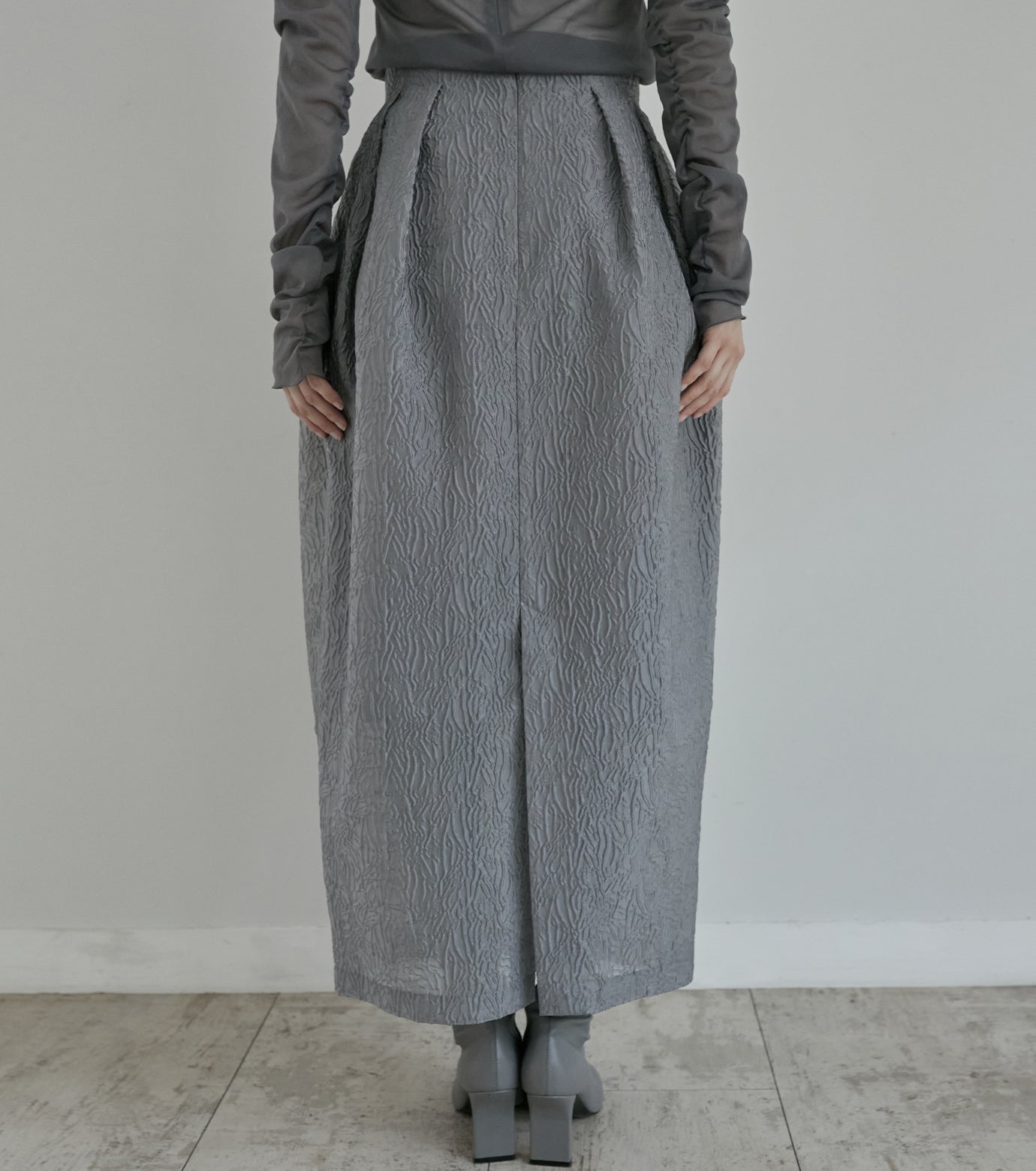 High-Waisted Cocoon Skirt