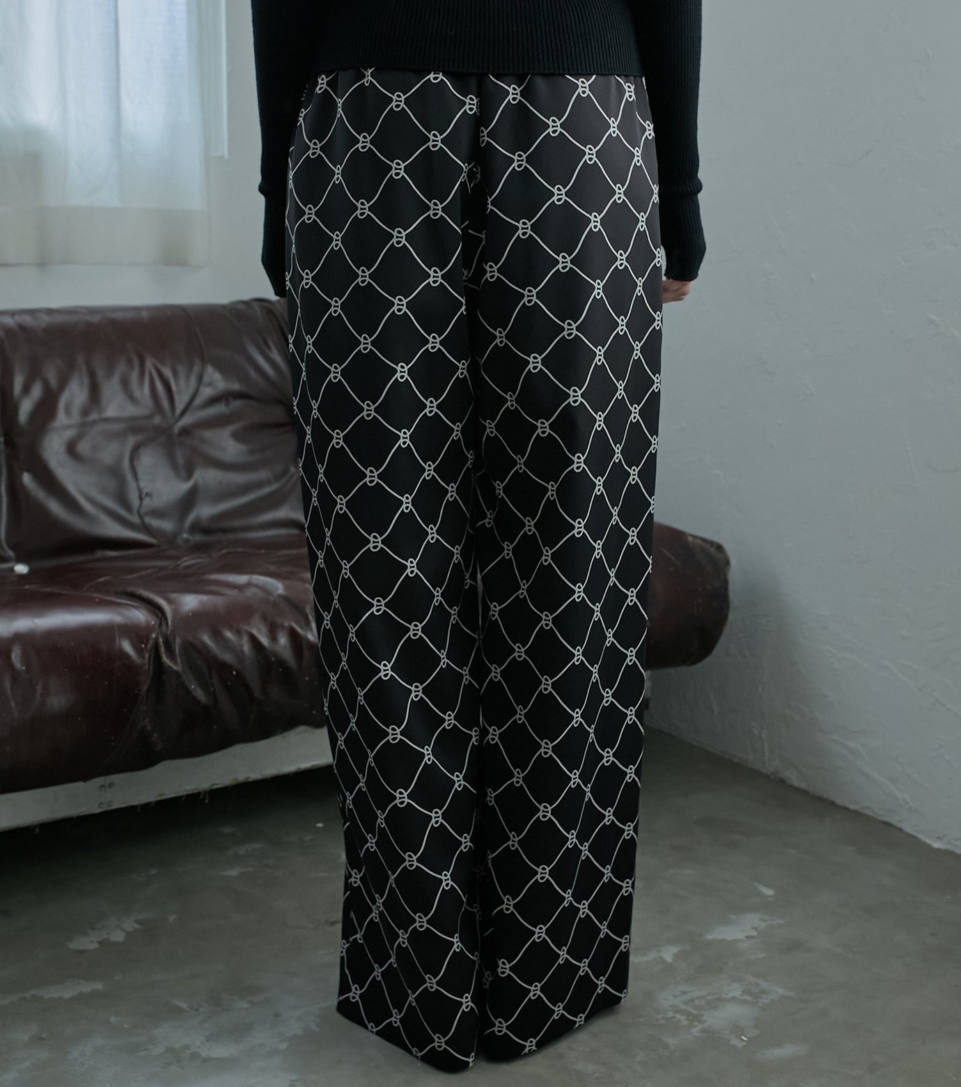 Geomtric Print Pants