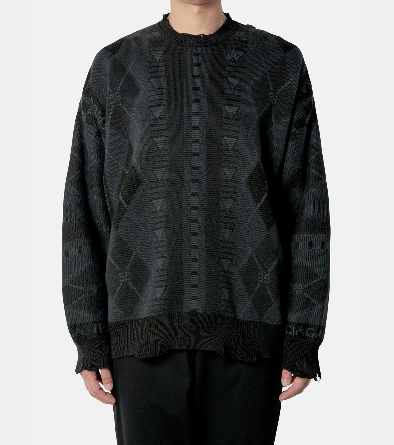 Jacquard Crewneck