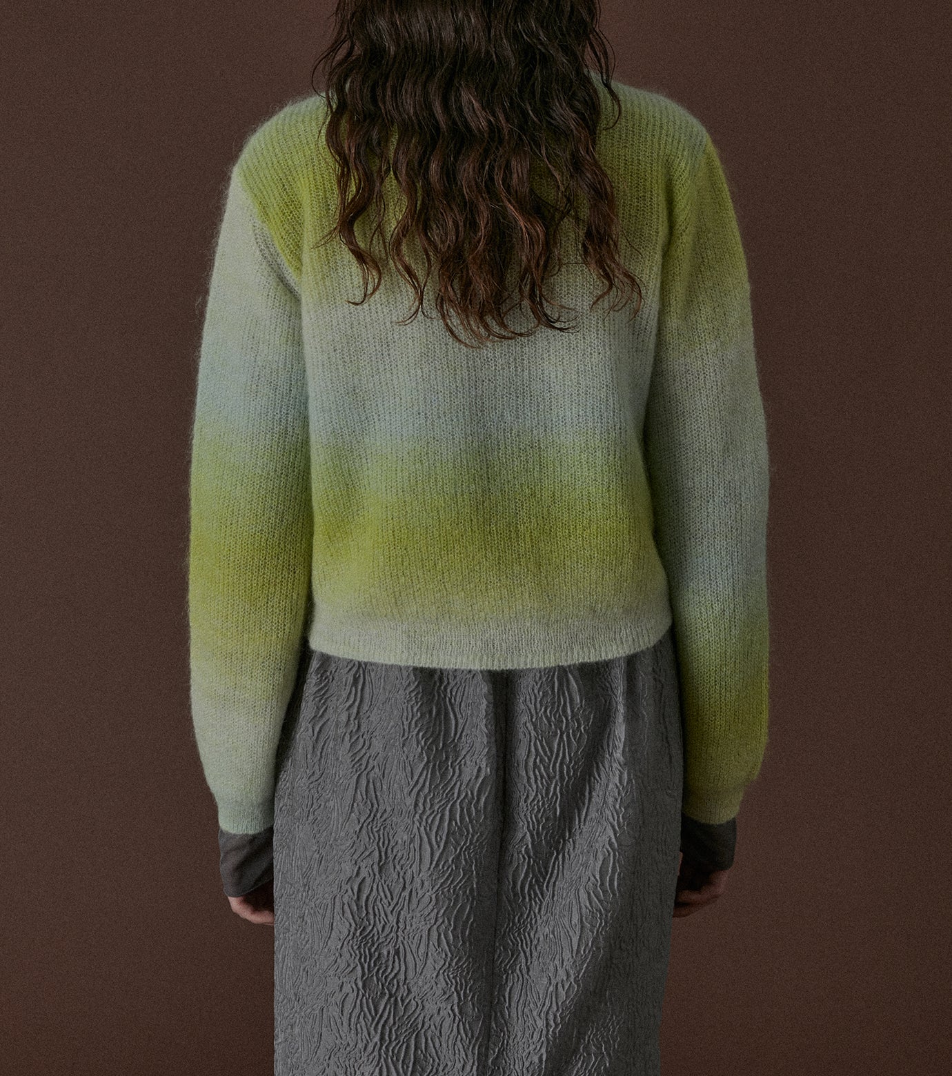 Gradation Mohair Cardigan