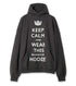 Keep Calm Molleton Large Fit Hoodie