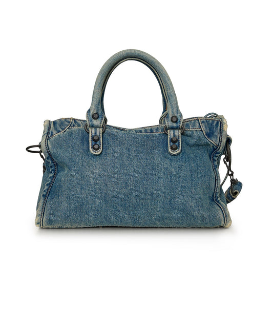 Le City Bag S Washed Denim