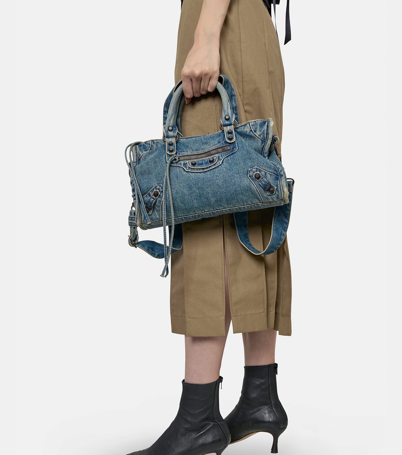 Le City Bag S Washed Denim