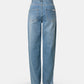 Rhinestone Denim Straight Leg Jeans