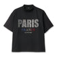 Paris Strass SS Cropped T-Shirt