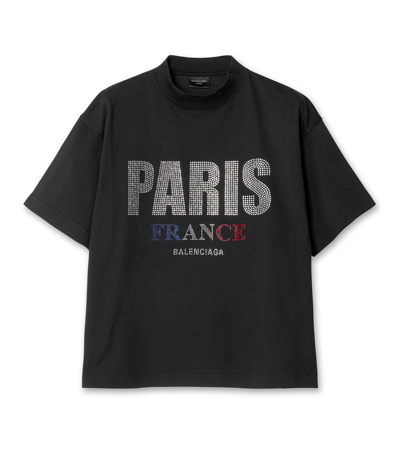 Paris Strass SS Cropped T-Shirt