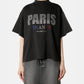 Paris Strass SS Cropped T-Shirt
