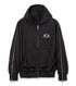Zipped Zip-Up Hoodie