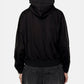 Zipped Zip-Up Hoodie