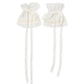 Suna Raw Edge Ruffled Cuffs