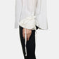 Suna Raw Edge Ruffled Cuffs