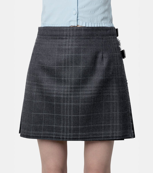 Pleated Mini Skirt