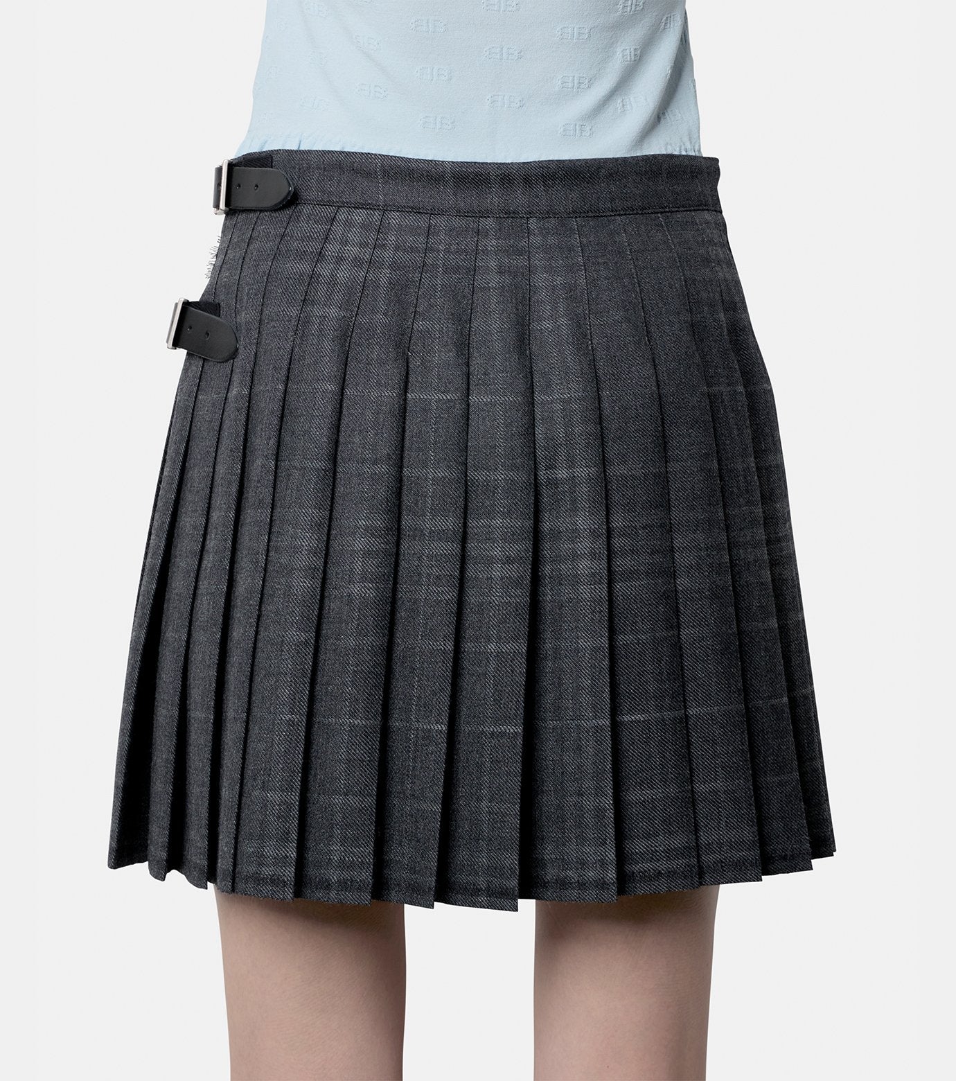 Pleated Mini Skirt