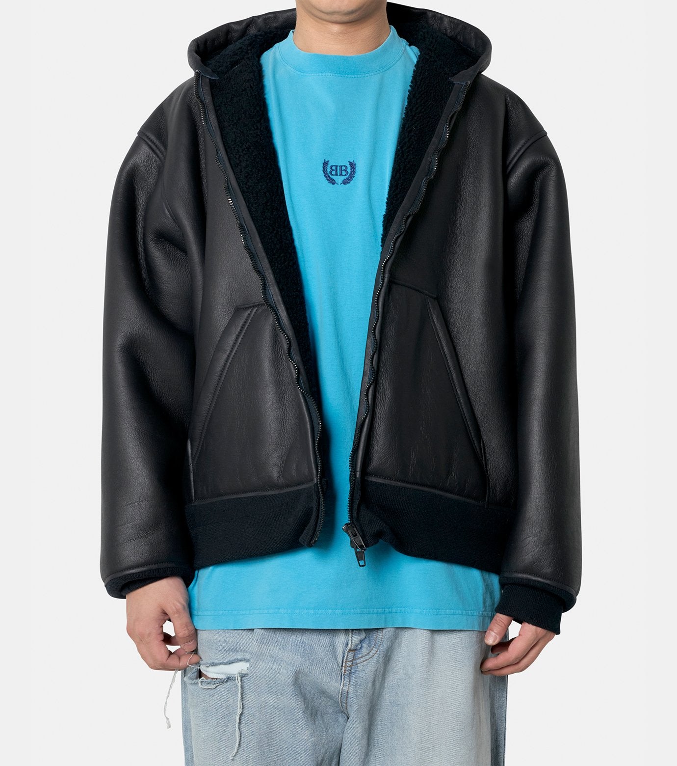 Shearling Zip-up