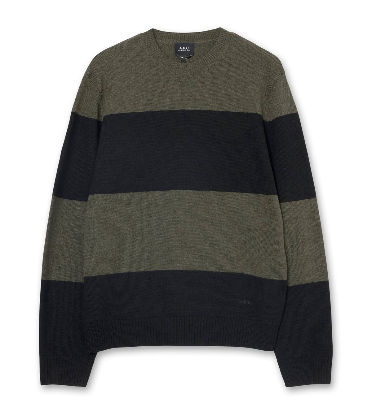 PULL LOIC LOGO-MERINOS CLASSIQUE RAY