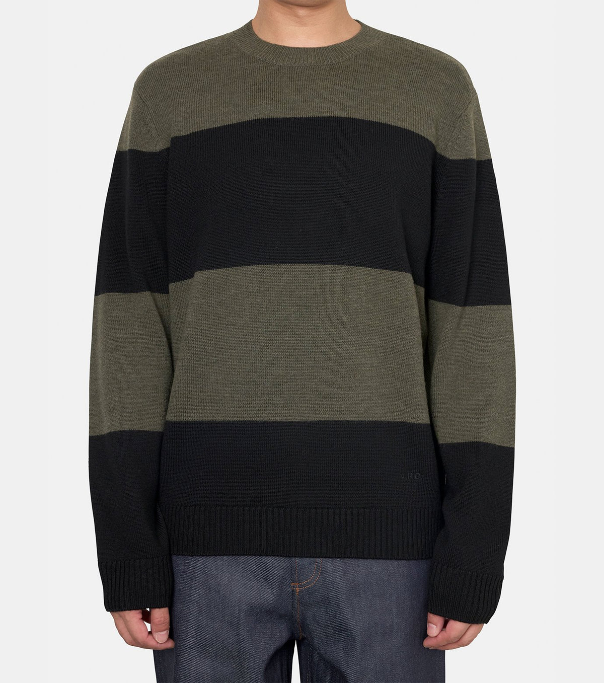 PULL LOIC LOGO-MERINOS CLASSIQUE RAY
