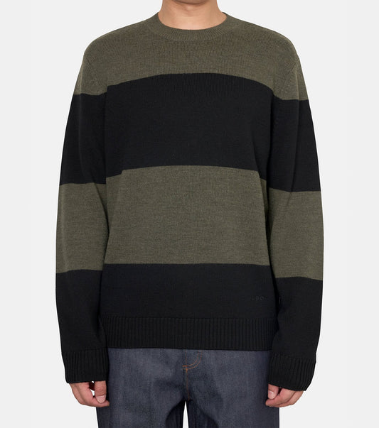 PULL LOIC LOGO-MERINOS CLASSIQUE RAY