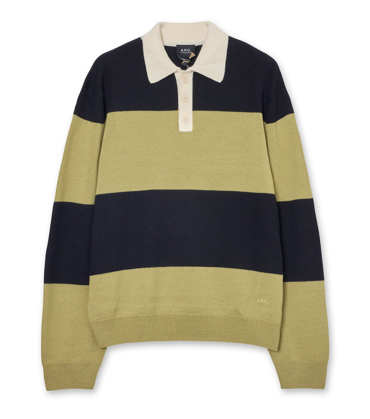 POLO LUIS LOGO-MERINOS CLASSIQUE RAY