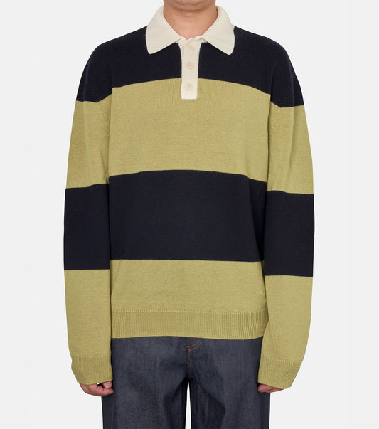 POLO LUIS LOGO-MERINOS CLASSIQUE RAY