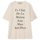COTTON JERSEY T-SHIRT "..ANTI HERO"