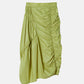 Shirring Taffeta Skirt