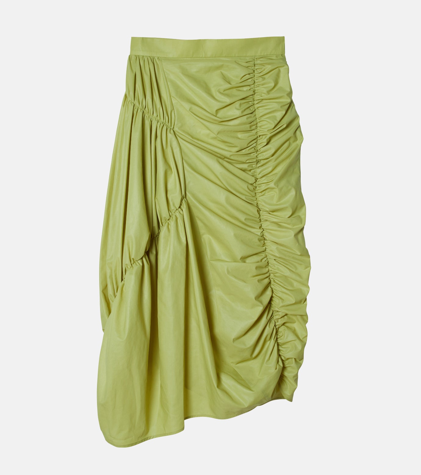 Shirring Taffeta Skirt