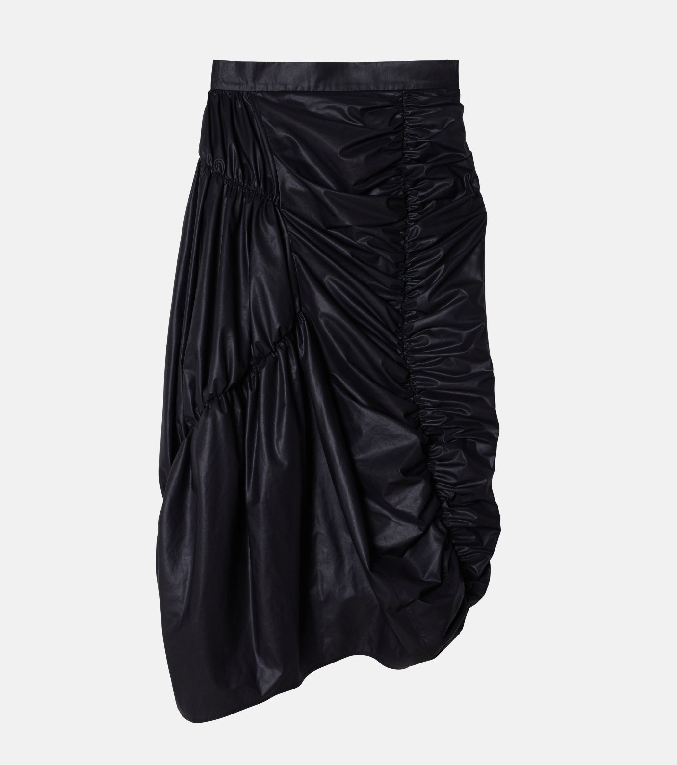 Shirring Taffeta Skirt