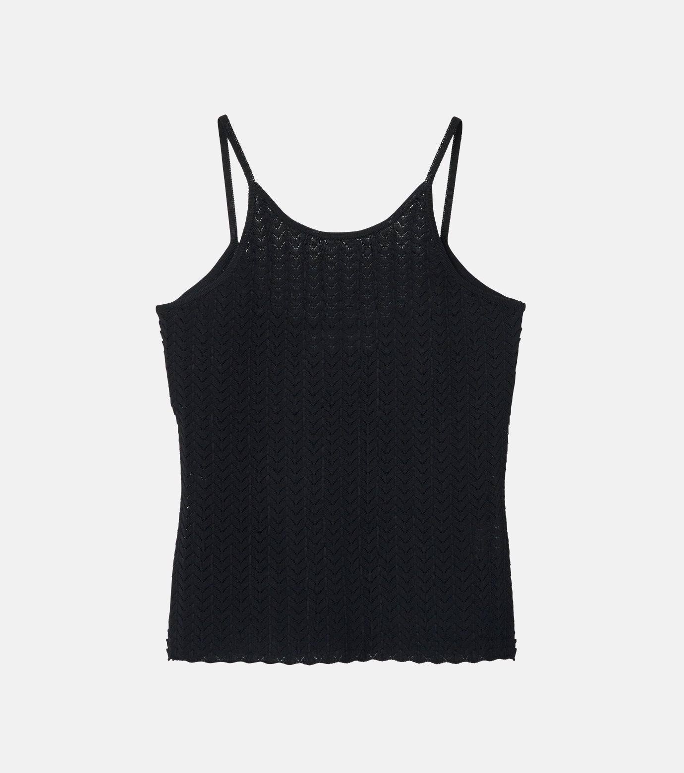 Eyelet Pattern Knit Camisol