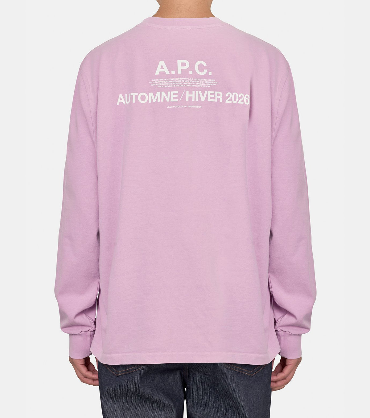T-SHIRT MANCHES LONGUES APC HIVER 26
