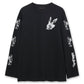 TORTOISE & HARE LOGO PRINT L/S T