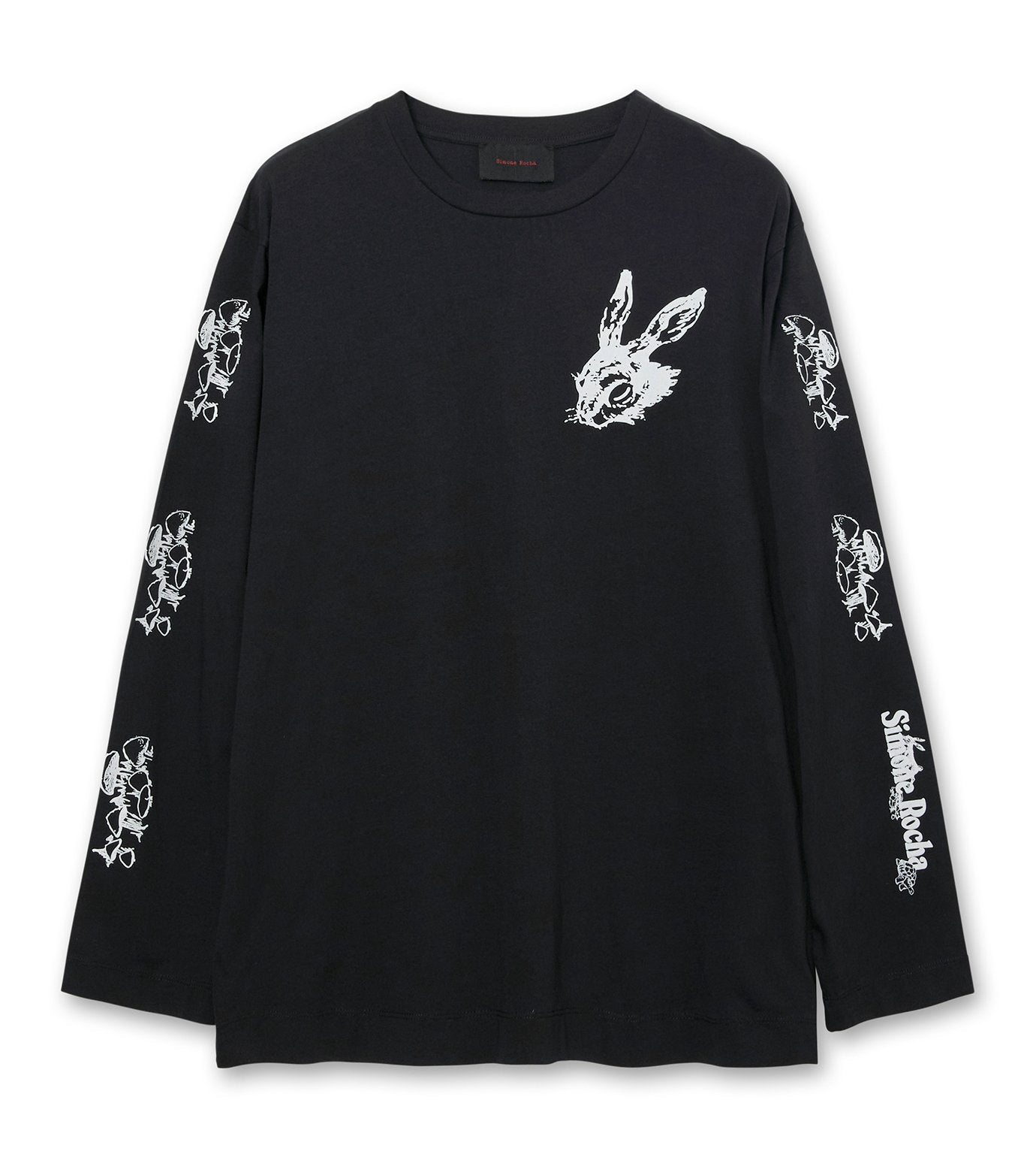 TORTOISE & HARE LOGO PRINT L/S T