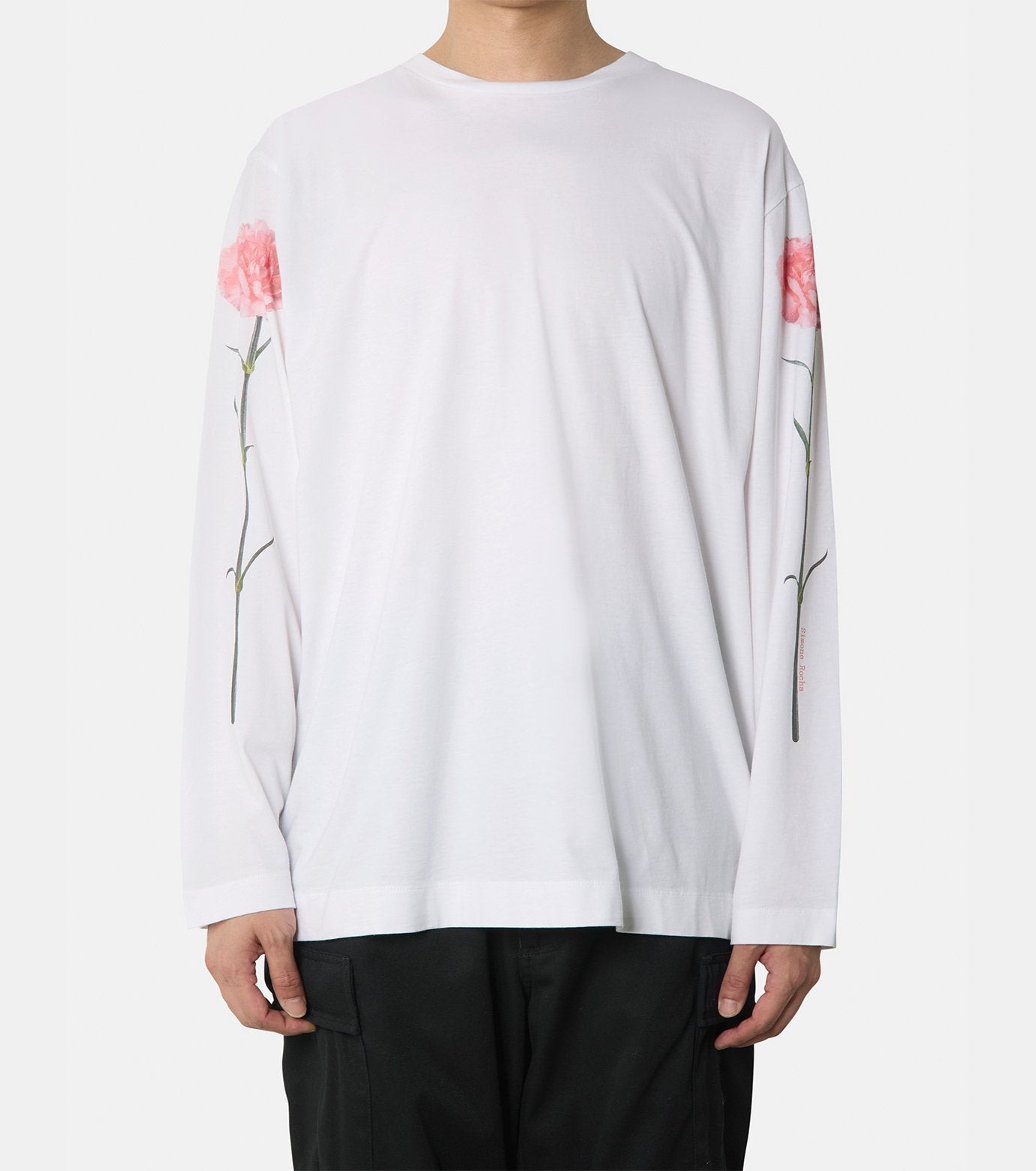CARNATION PRINT LONG SLEEVE T-SHIRT