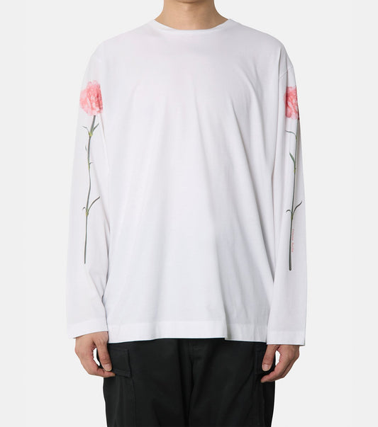 CARNATION PRINT LONG SLEEVE T-SHIRT