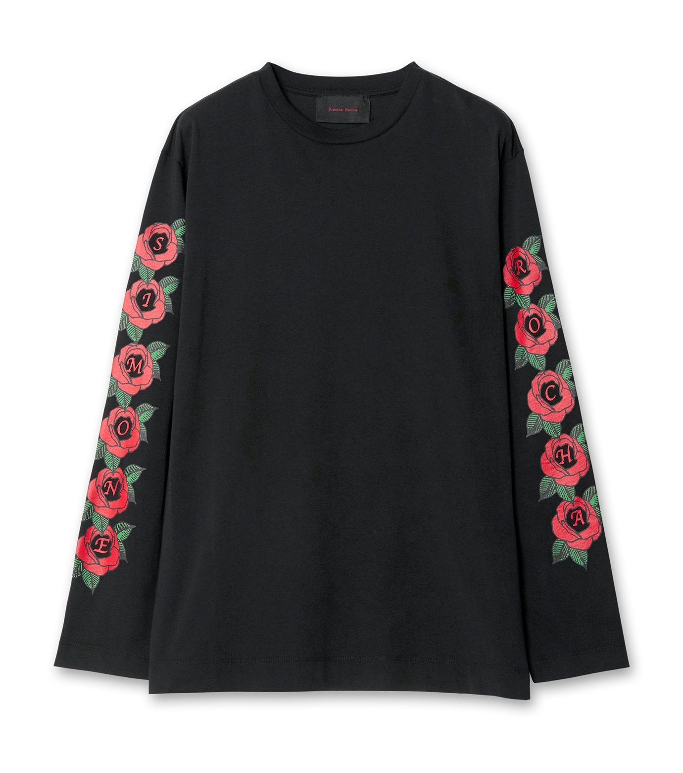 CLUSTER ROSE LOGO PRINT LONG SLEEVE