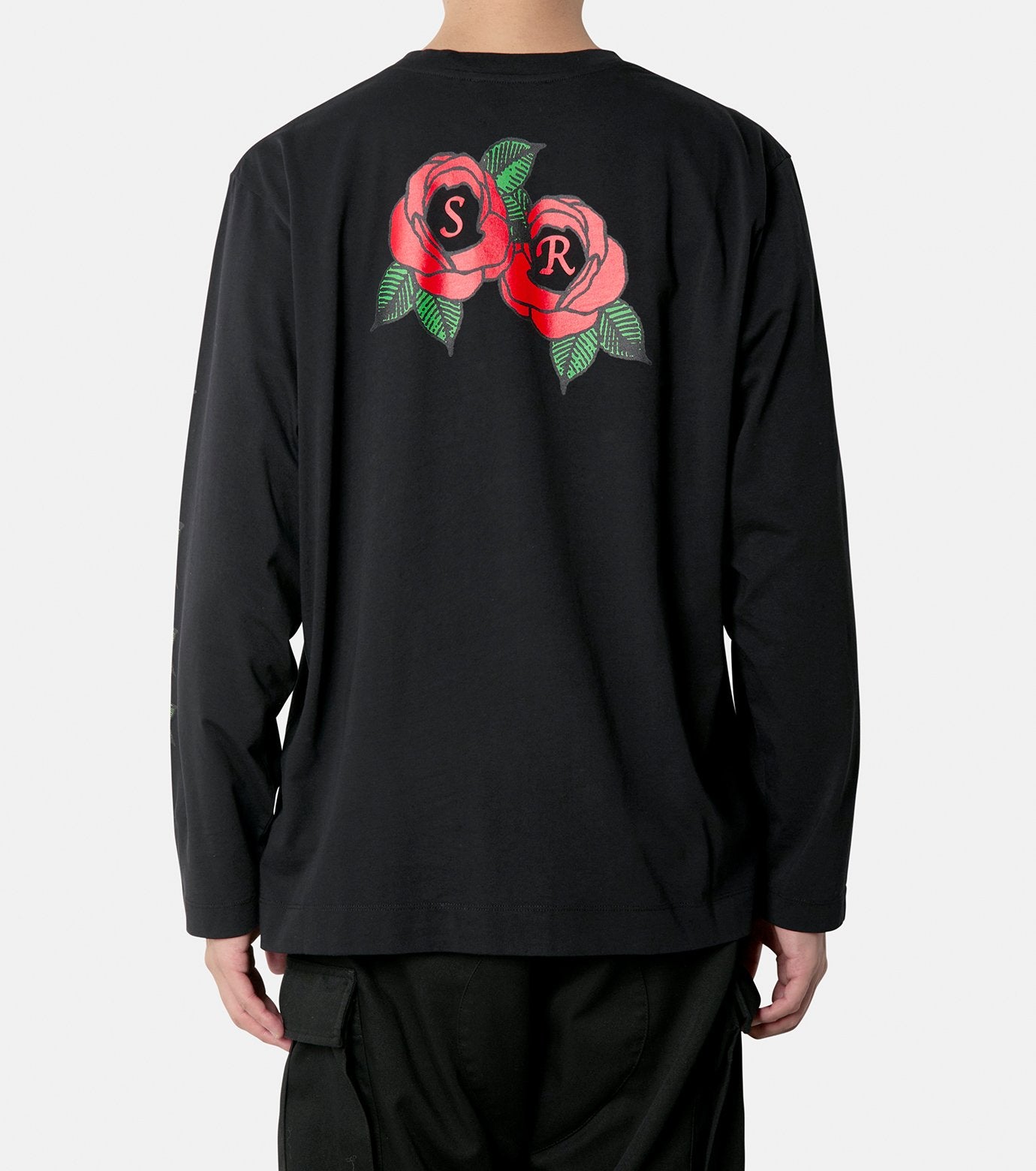 CLUSTER ROSE LOGO PRINT LONG SLEEVE