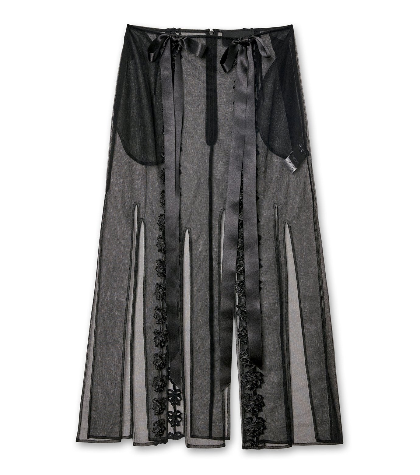 Ribbon Daisy Chain Multi Slit Skirt