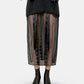 Ribbon Daisy Chain Multi Slit Skirt